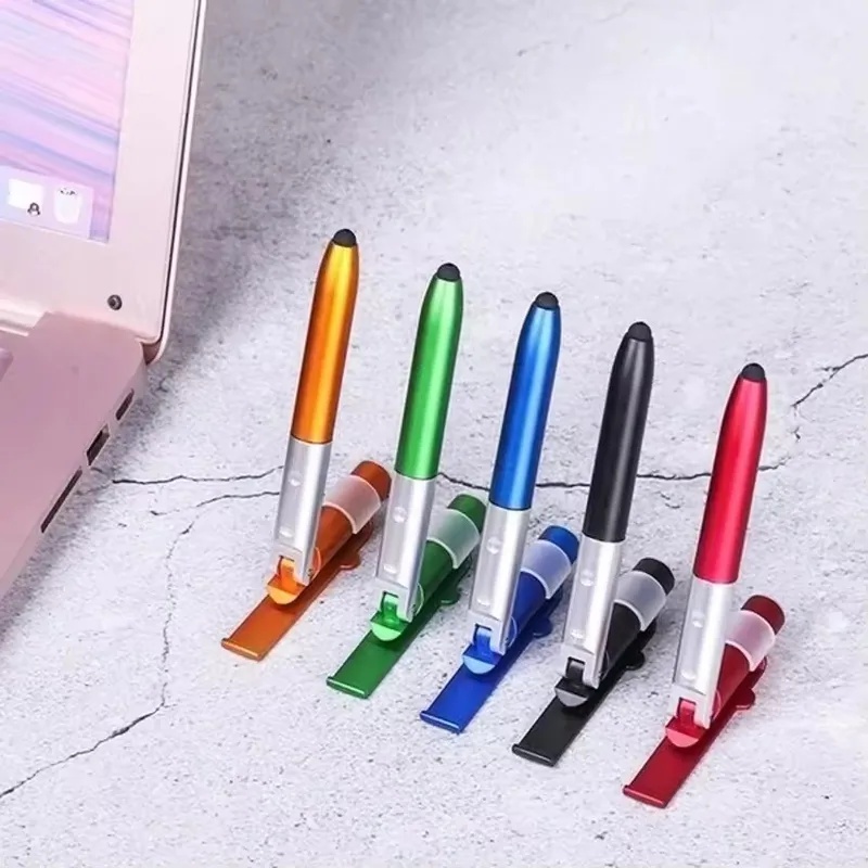 Stationery Office - ปากกาลูกลื่นอเนกประสงค์ 4 in 1 พร้อมไฟ LED