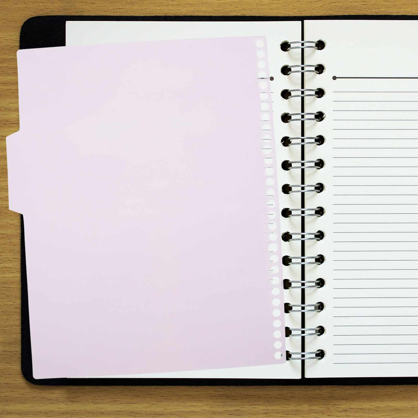 Index Tab Divider - ชุด 6 ชิ้น แผ่นแบ่งสีสำหรับแฟ้มเอกสาร แผ่นแบ่งพลาสติกพร้อมแท็บเขียนได้ สำหรับจัดระเบียบสมุดโน้ต