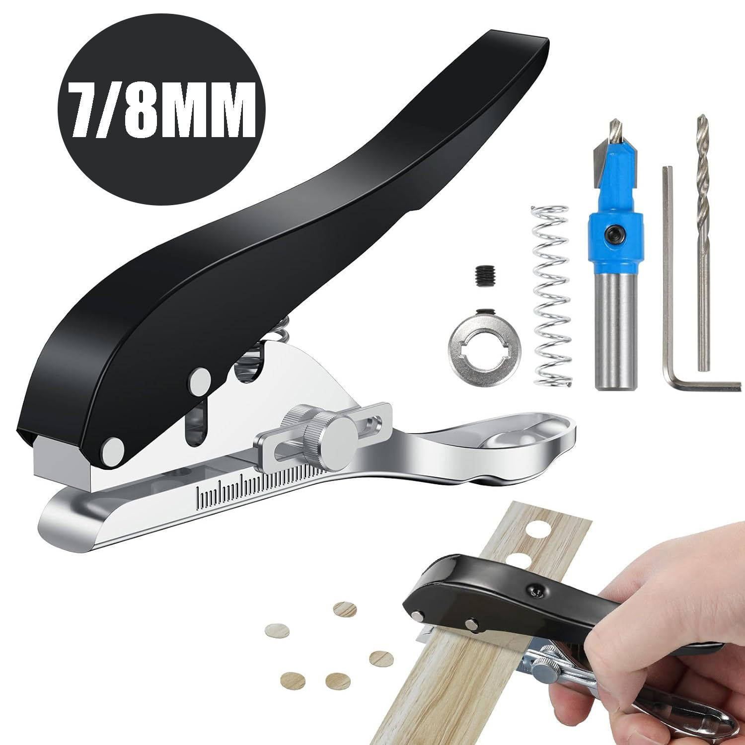Paper Punch 3 Hole - Hole Punch 3/8 นิ้ว-8/10 มม.Hole Punch