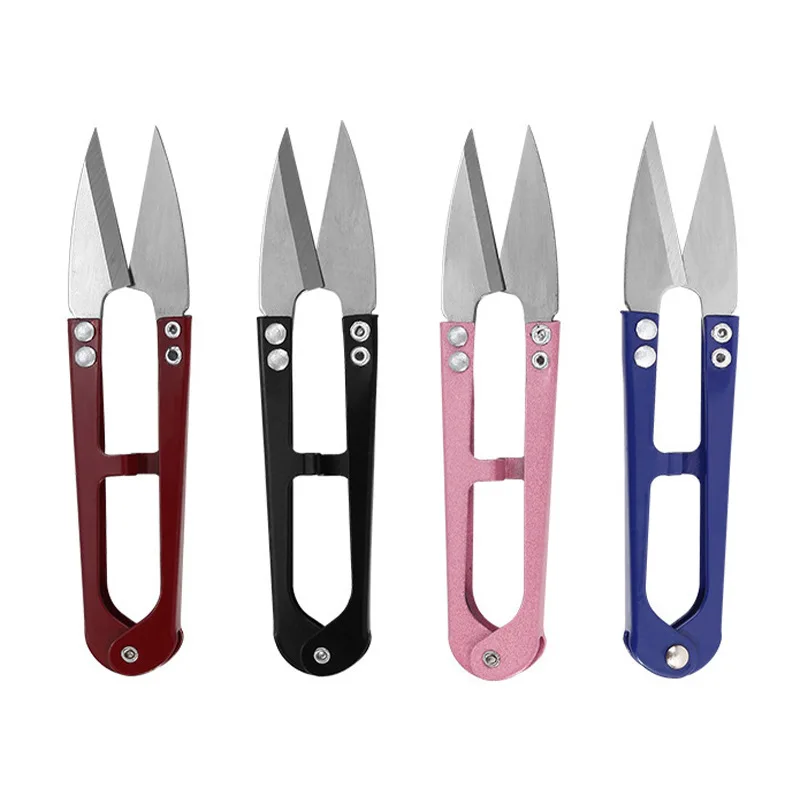 Scissors Stainless Craft - กรรไกรตัดด้าย 4 ชิ้น กรรไกรตัดเย็บผ้า รูปตัว U