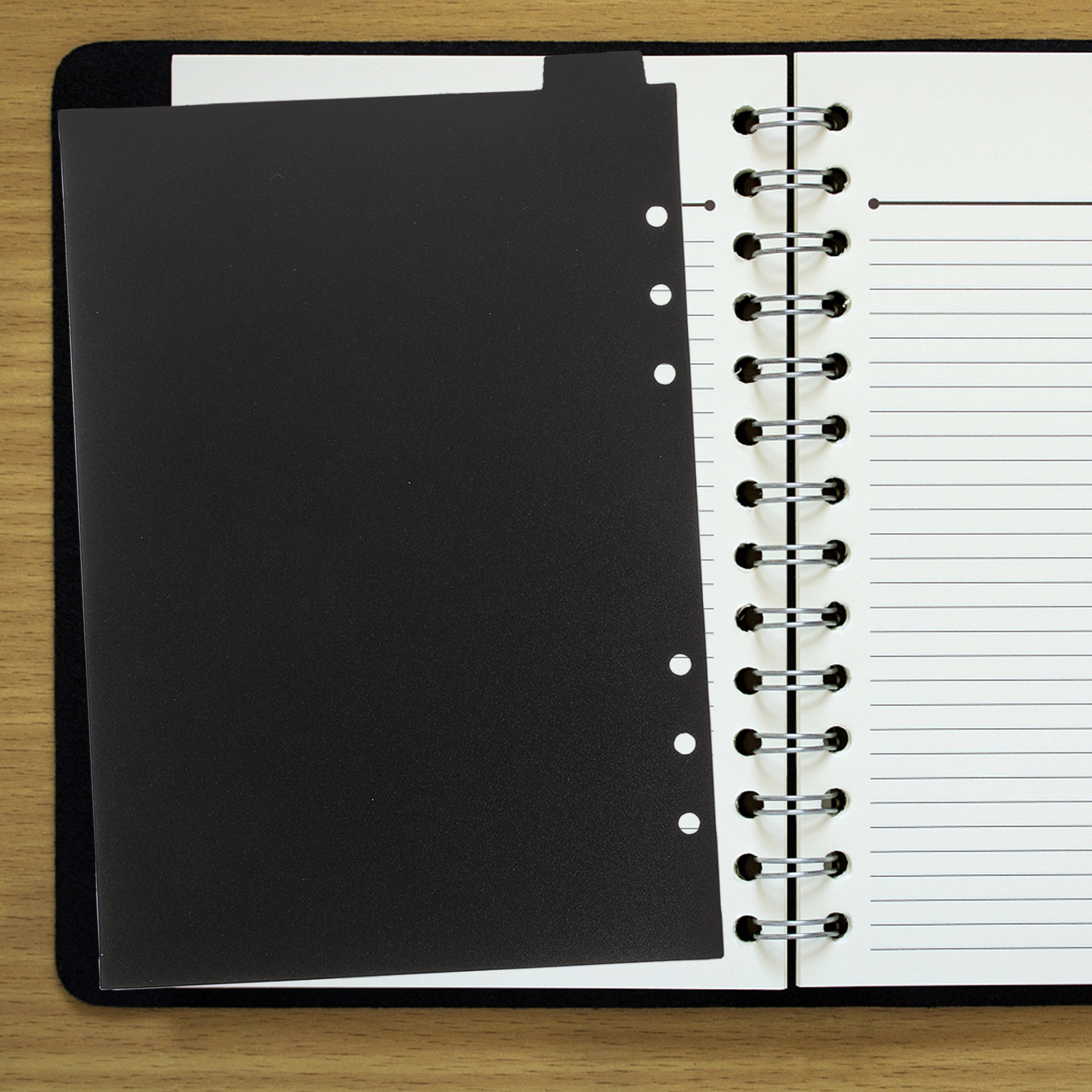 แผ่นแบ่งเอกสาร A5 สีดำ 5 ชิ้น  - Index Tab Divider บทวิจารณ์และราคา