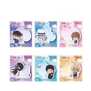 โน้ตสติ๊กเกอร์ลายการ์ตูนนักสืบ - Memo Pad Sticky บทวิจารณ์และราคา