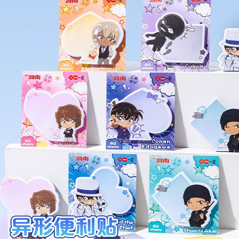โน้ตสติ๊กเกอร์ลายการ์ตูนนักสืบ - Memo Pad Sticky บทวิจารณ์และราคา