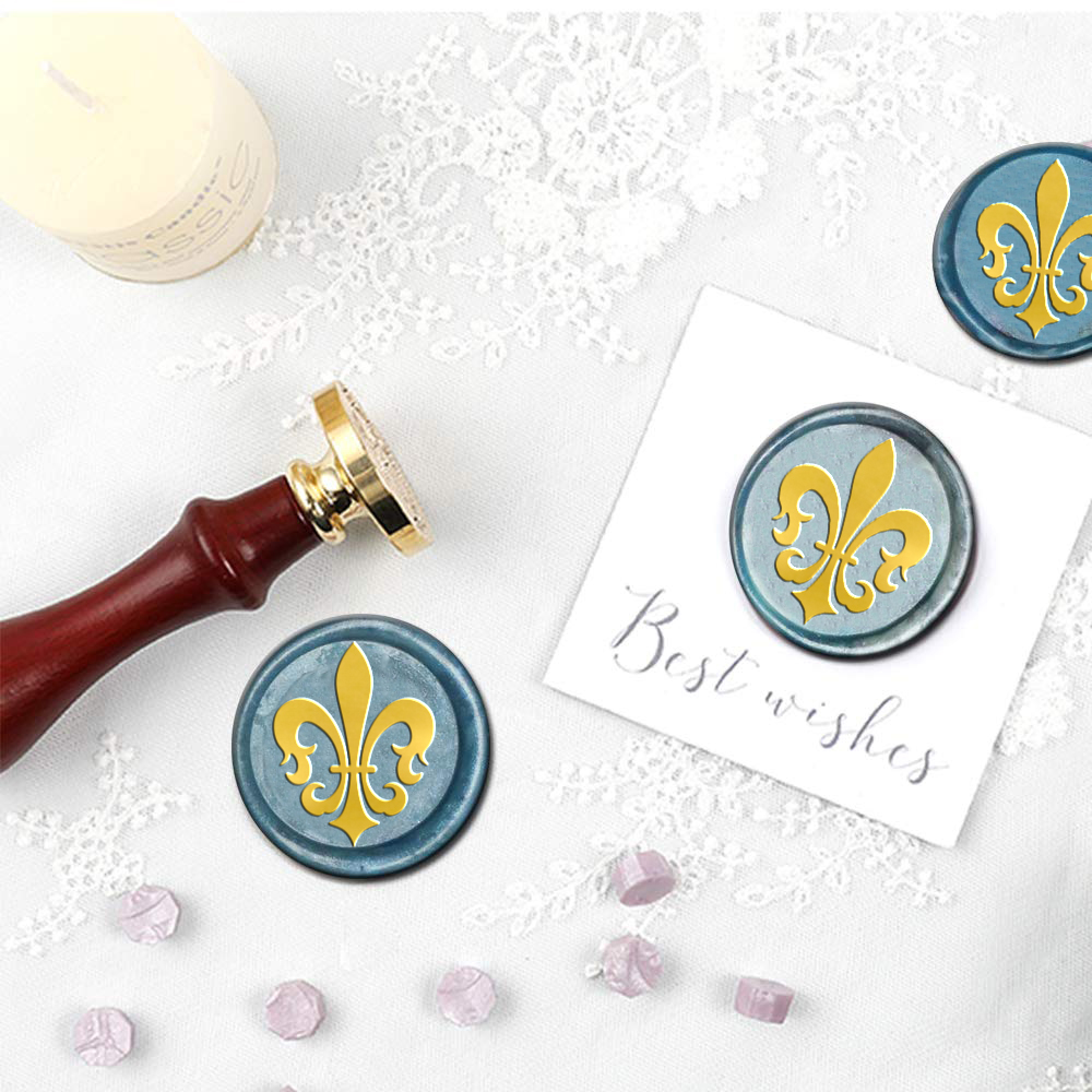 1 PC รูปไข่/รอบ/สแควร์ผสม WAX  - Wax Seal Stamp Kit บทวิจารณ์และราคา