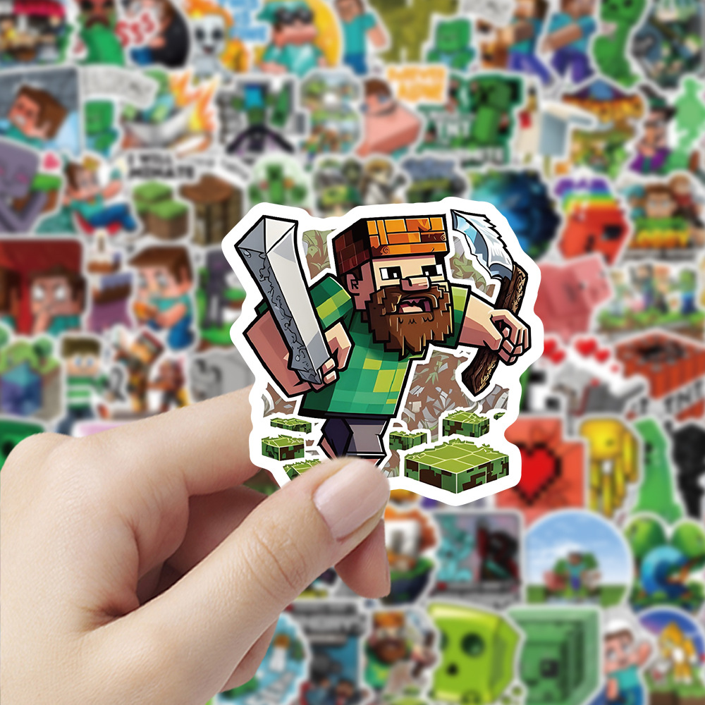 สติ๊กเกอร์ Minecraft 104 ชิ้น  - Memo Pad Sticky บทวิจารณ์และราคา