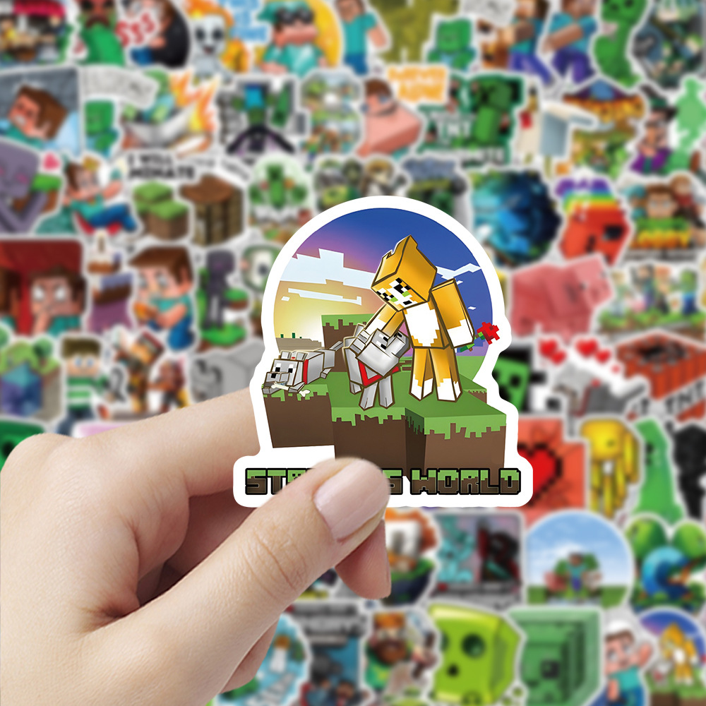 สติ๊กเกอร์ Minecraft 104 ชิ้น  - Memo Pad Sticky บทวิจารณ์และราคา