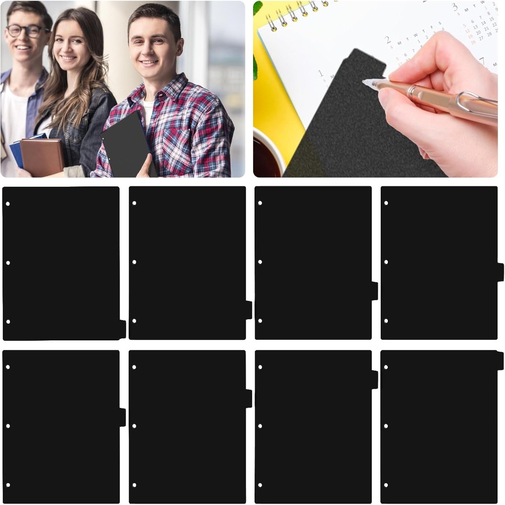 แผ่นแบ่งแฟ้มพลาสติกสีดำ 8 ช่อง - Index Tab Divider บทวิจารณ์และราคา