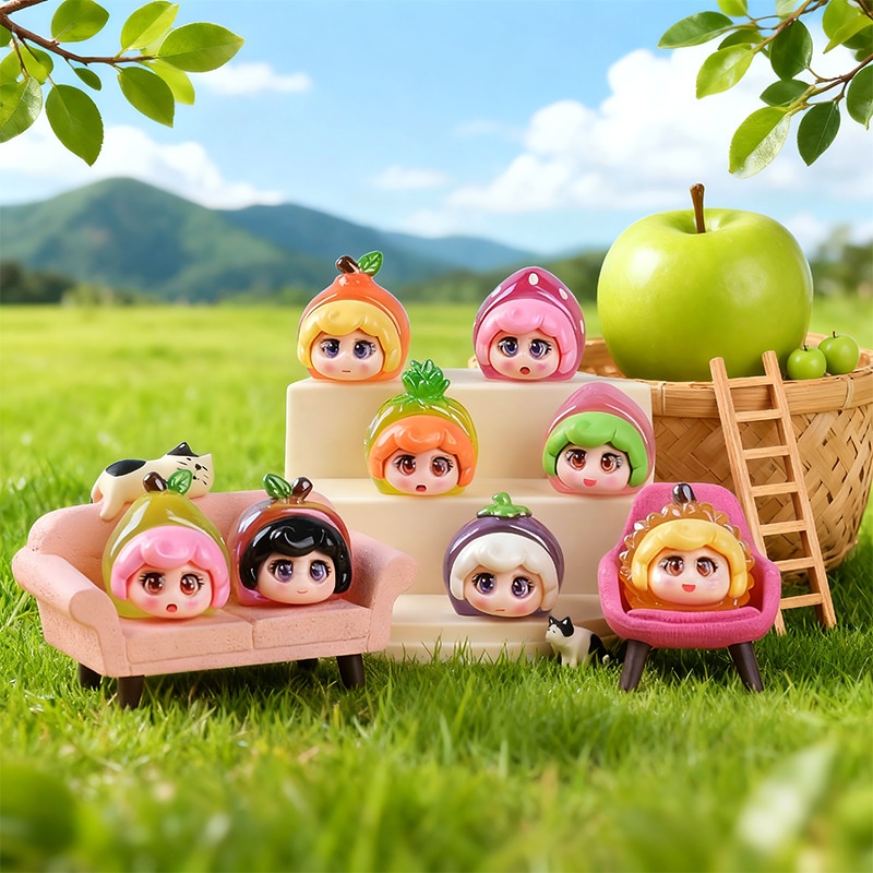ลูกปัดเรซิ่นรูปผลไม้ในกล่องสุ่ - Stationery Office บทวิจารณ์และราคา