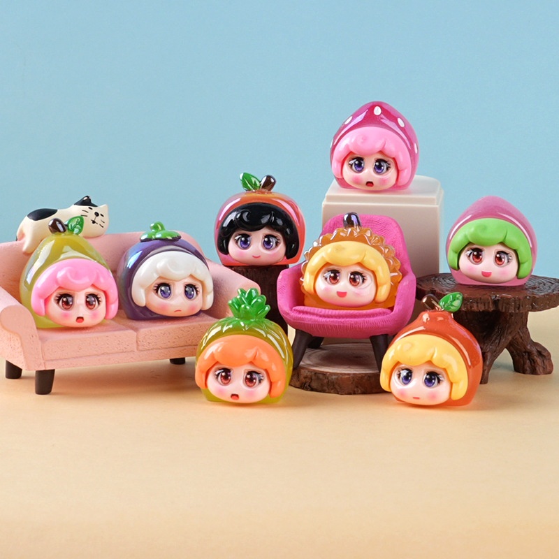 ลูกปัดเรซิ่นรูปผลไม้ในกล่องสุ่ - Stationery Office บทวิจารณ์และราคา