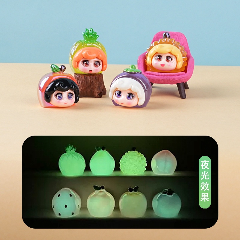 ลูกปัดเรซิ่นรูปผลไม้ในกล่องสุ่ - Stationery Office บทวิจารณ์และราคา