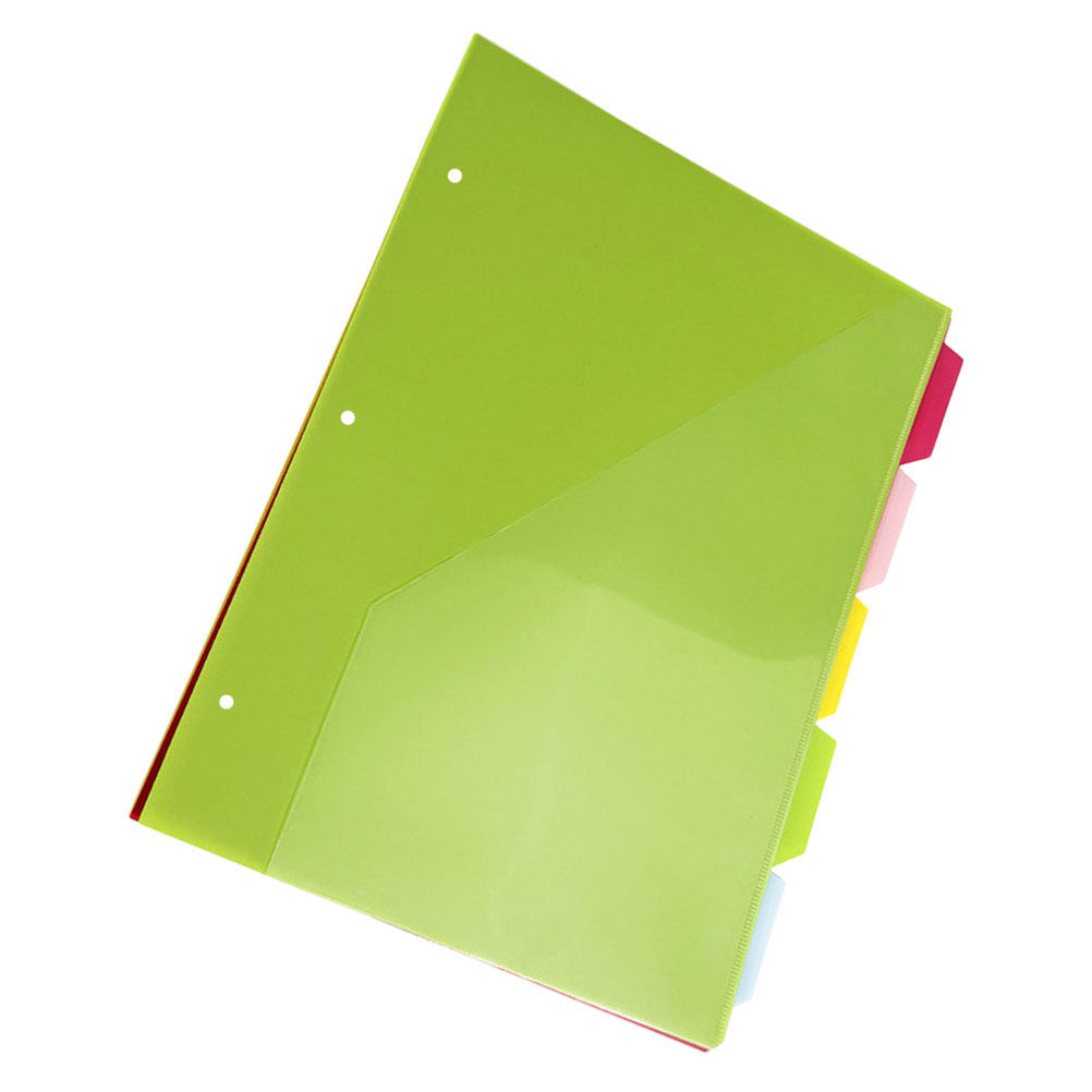 แผ่นแบ่งหน้าเอกสารแบบสามรูพร้อ - Index Tab Divider บทวิจารณ์และราคา
