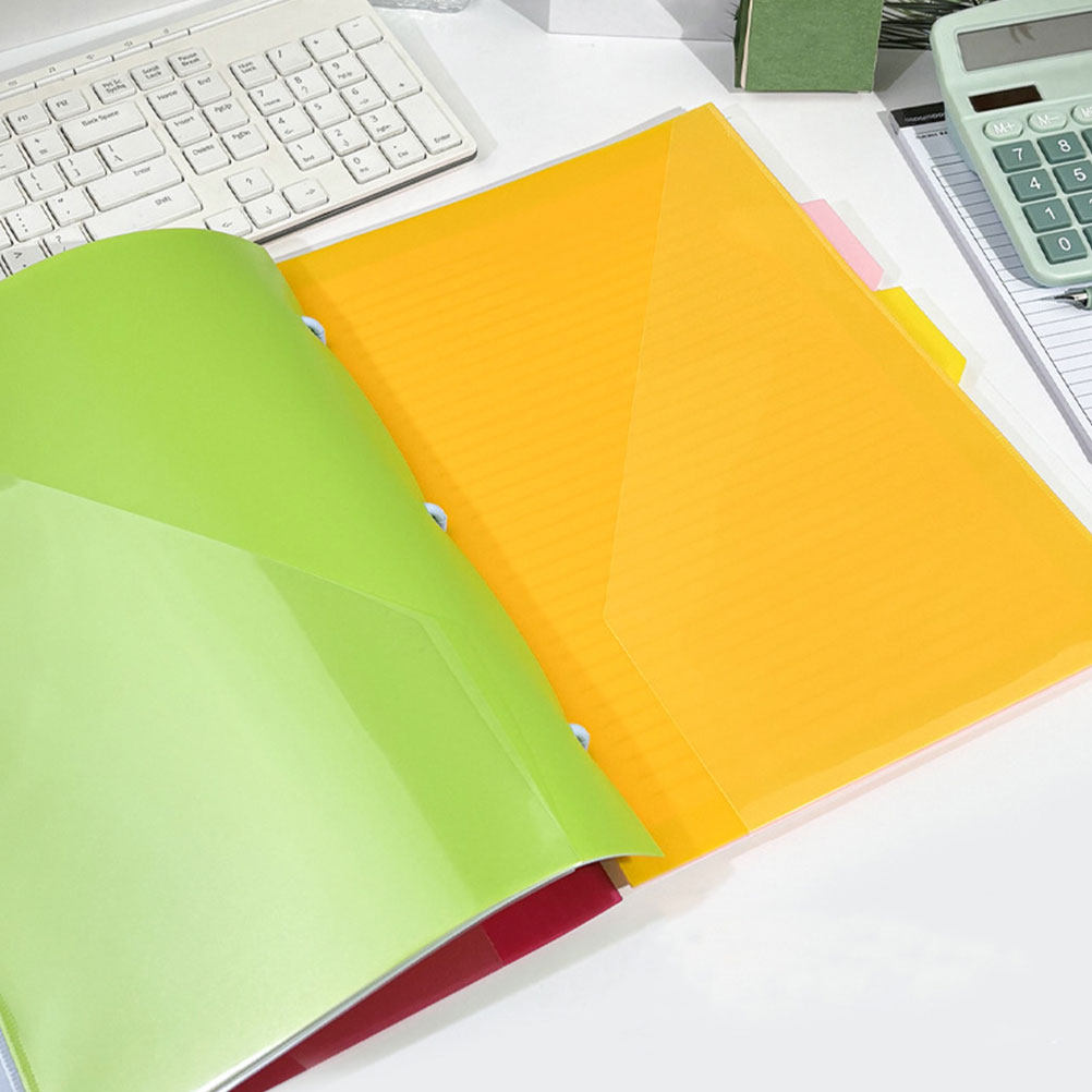 แผ่นแบ่งหน้าเอกสารแบบสามรูพร้อ - Index Tab Divider บทวิจารณ์และราคา