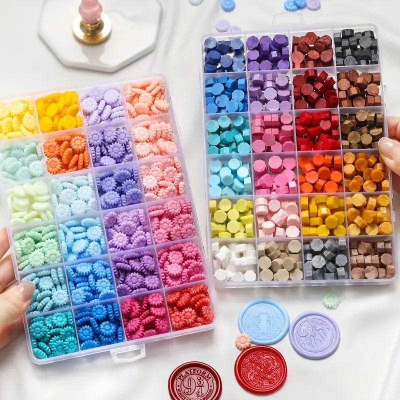 600 ชิ้นกล่องซีลขี้ผึ้งลูกปัด, - Wax Seal Stamp Kit บทวิจารณ์และราคา