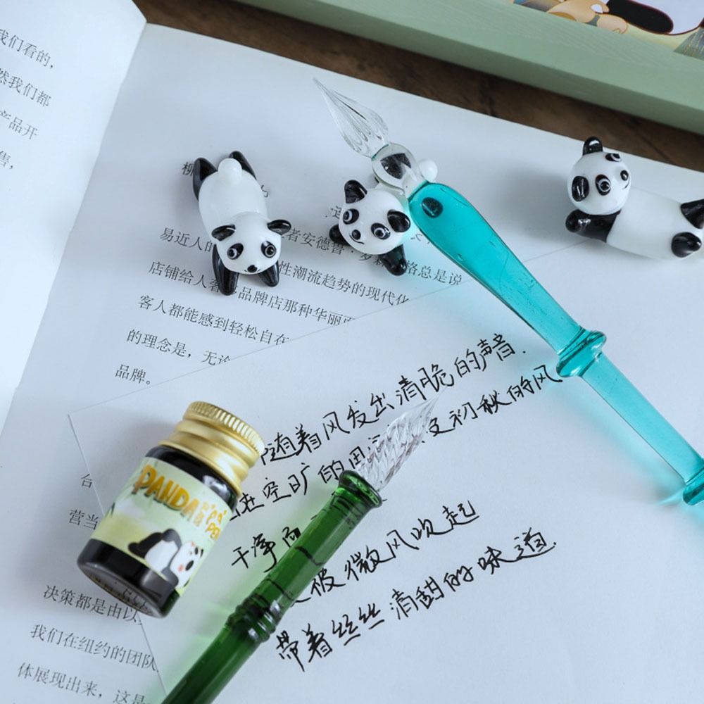 ปากกาหมึกซึมแก้วซีรีส์แพนด้าสไ - Fountain Pen Ink บทวิจารณ์และราคา