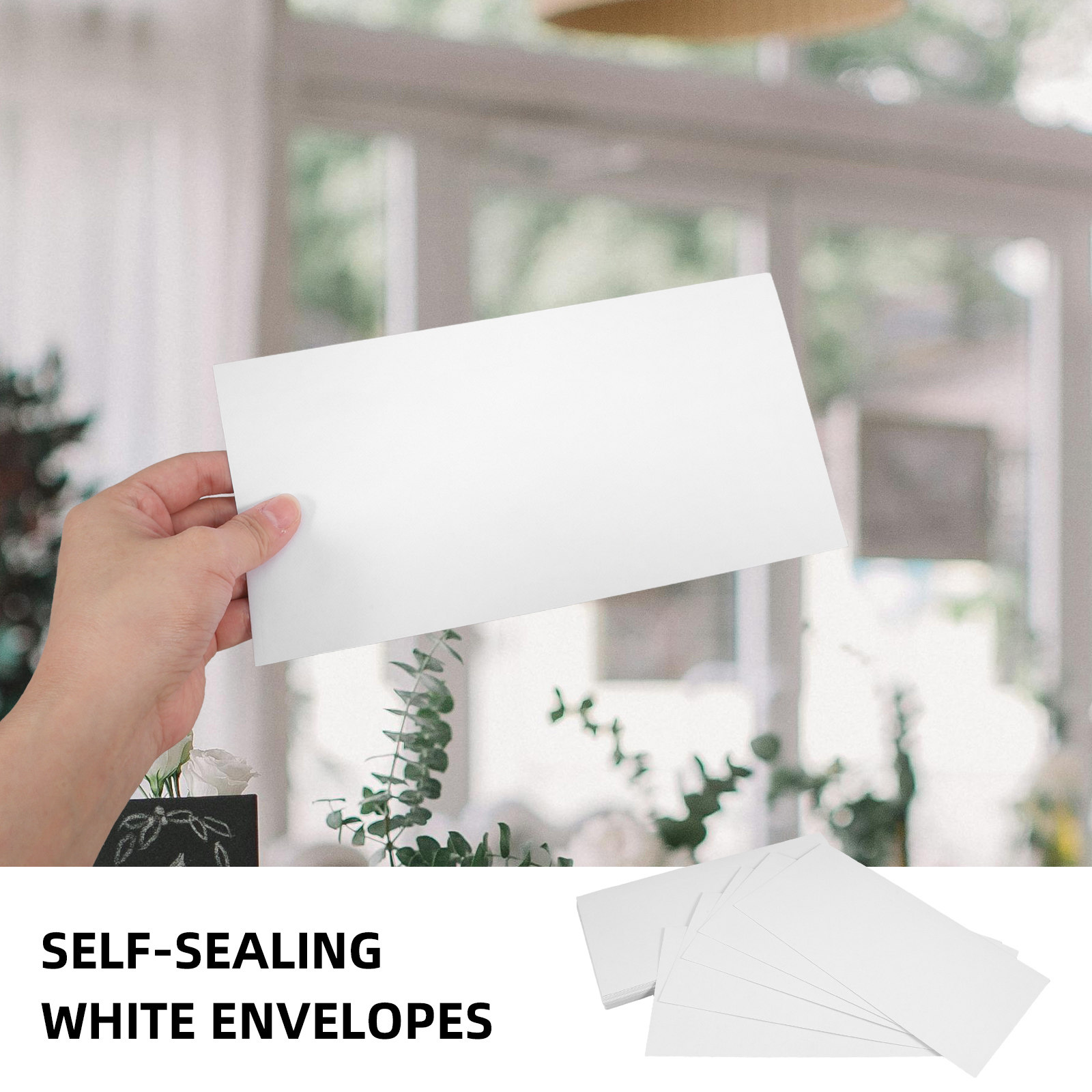 ซองจดหมายสีขาวแบบปิดผนึกได้ 50 - Letter Envelope Kraft บทวิจารณ์และราคา