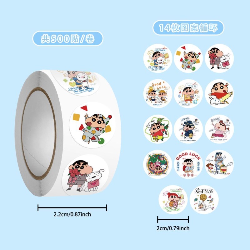 500 ชิ้น/ม้วน สติกเกอร์อนิเมะล - Memo Pad Sticky บทวิจารณ์และราคา